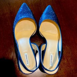 Alex Marie Navy Slingback